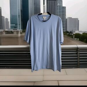 Calvin Klein Mens Smooth Classic Fit 100% Cotton Tee  Well Water  2X-Large